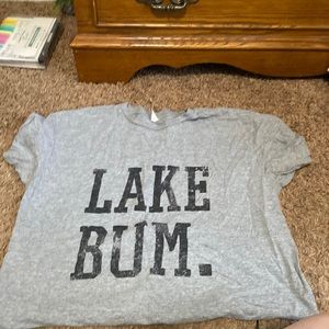 Grey short sleeved tee